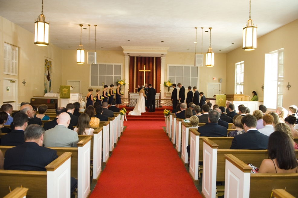 wedding ceremony in the church