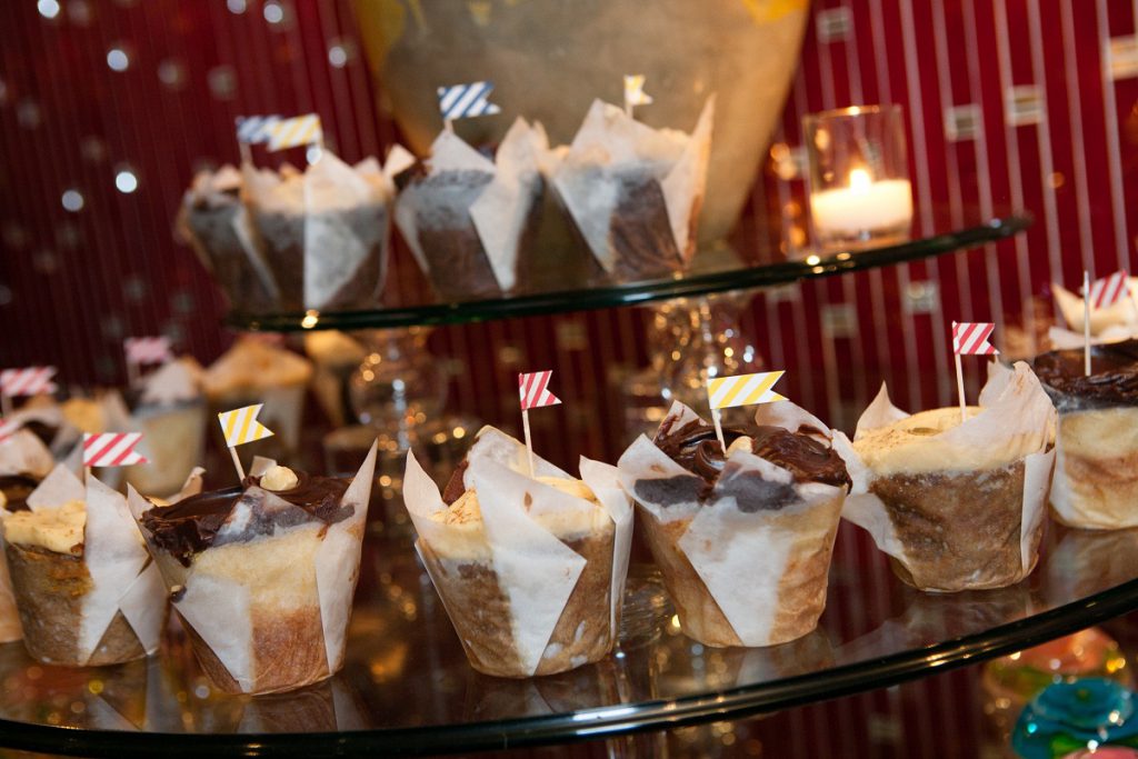 Nationals Park wedding - cupcake tower from Baked and Wired