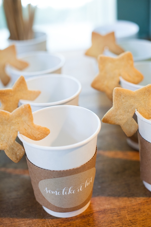 07 The Observatory Bellwether Events Baby Shower constellation stars  Meant To Be Calligraphy coffee cups cookies
