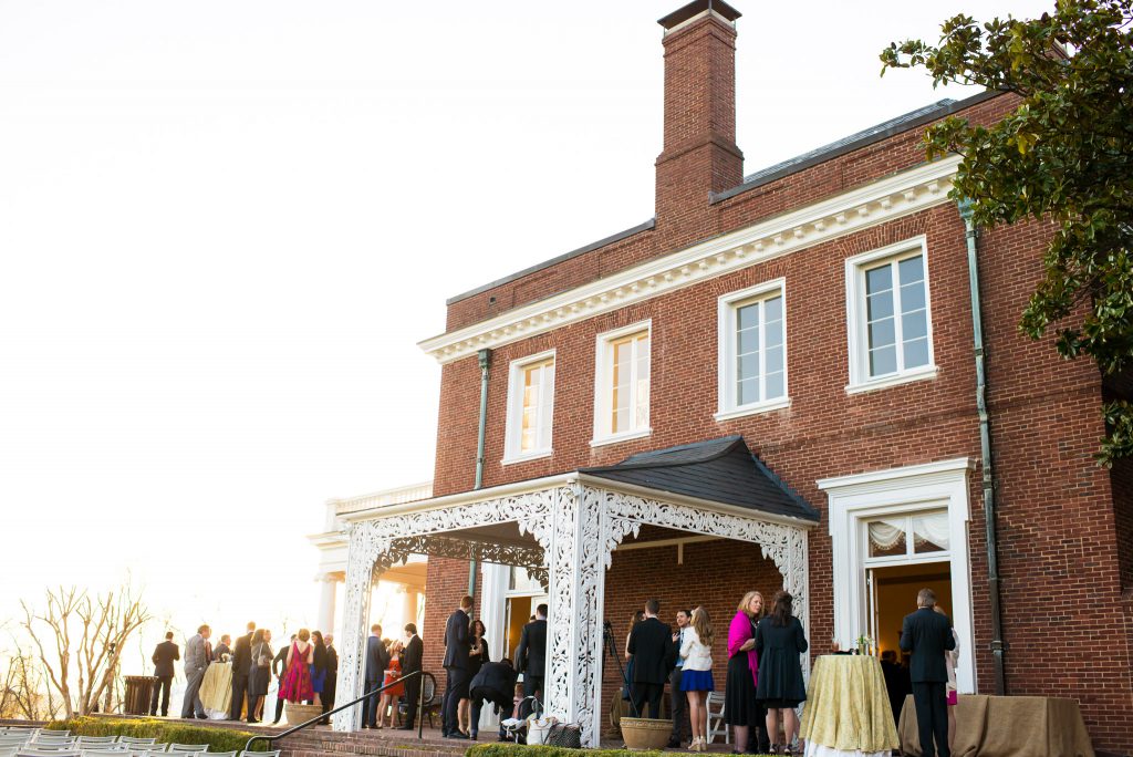 Oxon Hill Manor Maryland wedding Bellwether Events cocktail reception hour