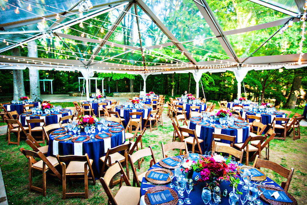 Forest wedding venue - Rockwood Manor in Potomac MD, tented reception