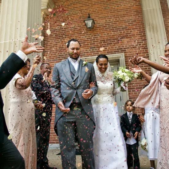 Catholic wedding ceremony confetti exit - Top DC Wedding Planner Bellwether Events