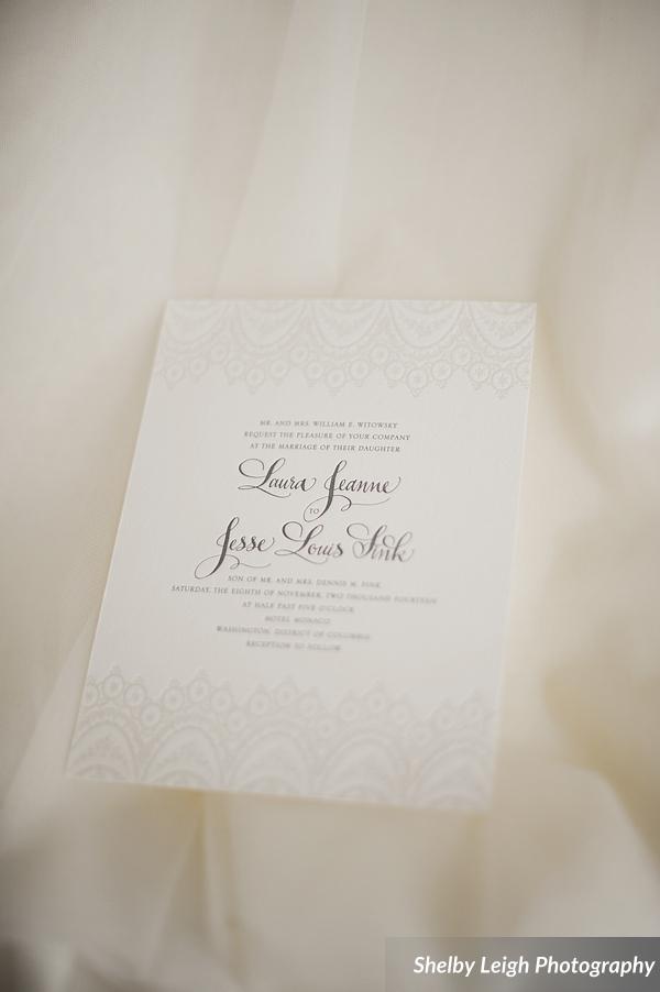 Hotel Monaco DC fall wedding