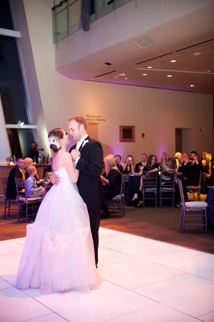 Strathmore Music Center wedding reception first dance