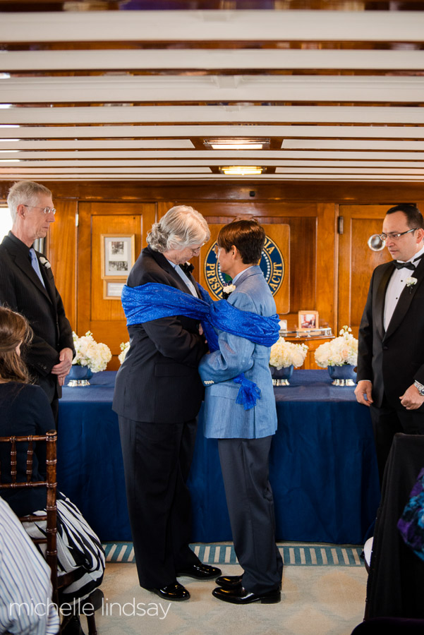 USS Sequoia wedding - same sex wedding