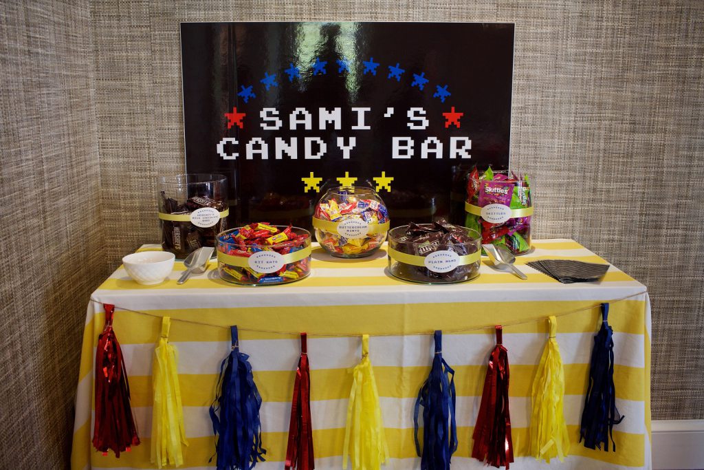 Video Game Birthday Party Candy Bar - Pokemon 