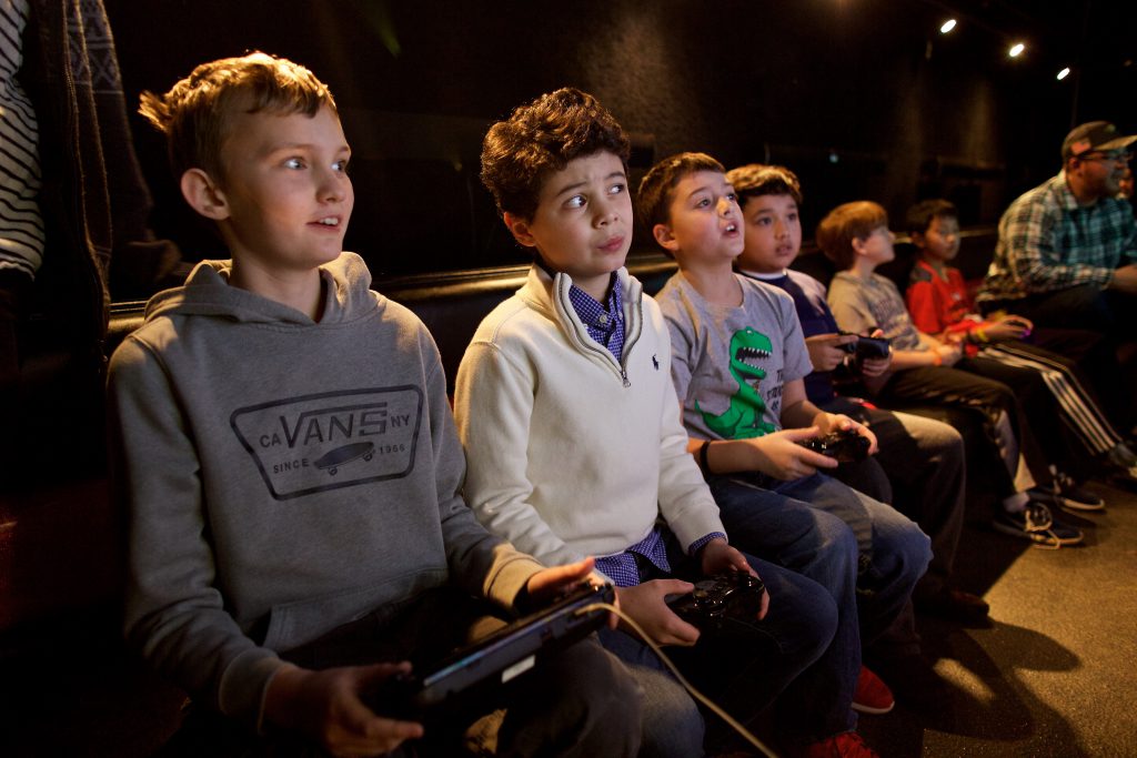 video game birthday party gamer truck