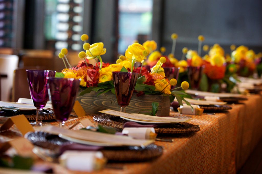 moody rehearsal dinner ideas