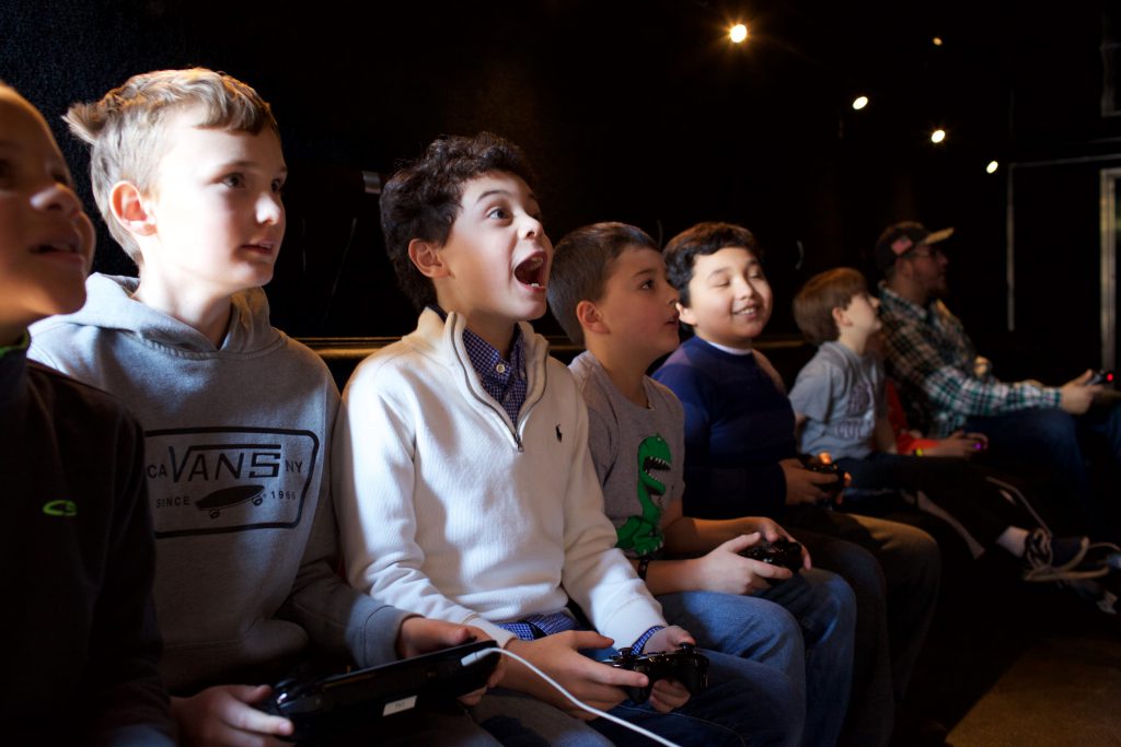 video game birthday party gamer truck