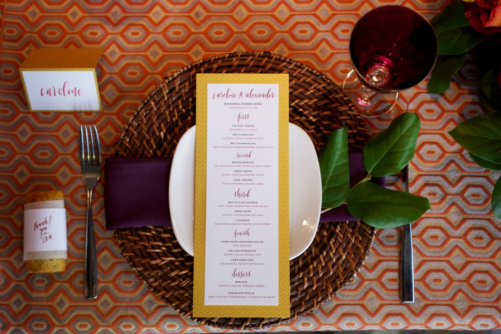 moody rehearsal dinner ideas