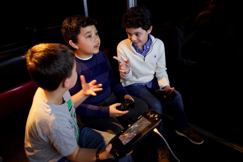 video game birthday party gamer truck