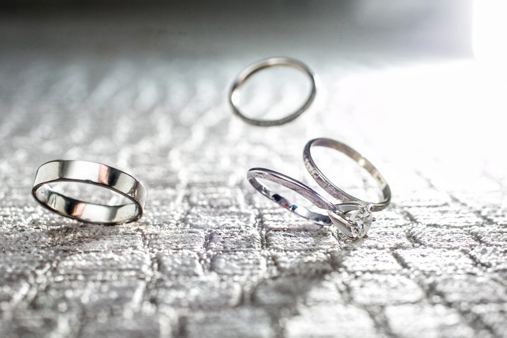 wedding rings for wedding at Hotel Monaco - top DC wedding planner Bellwether Events