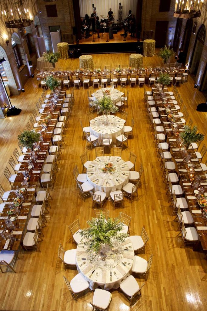 St. Francis Hall Wedding Washington DC Reception - table sizes advice