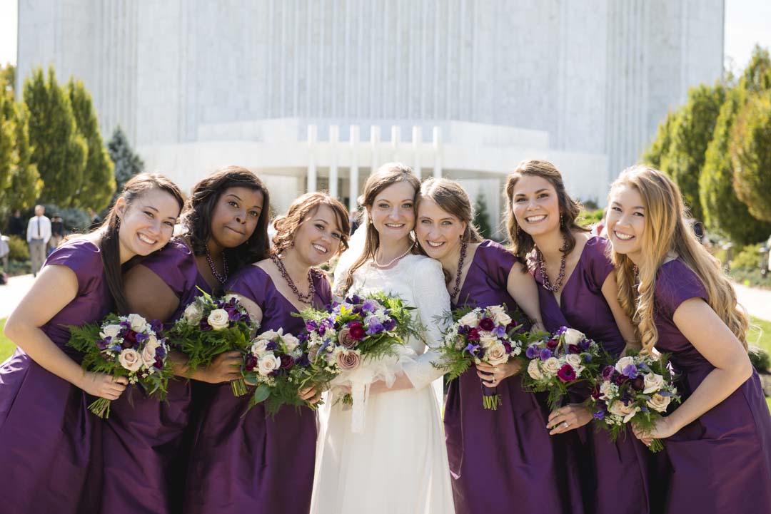 LDS temple DC wedding dress by top DC wedding planner Bellwether Events
