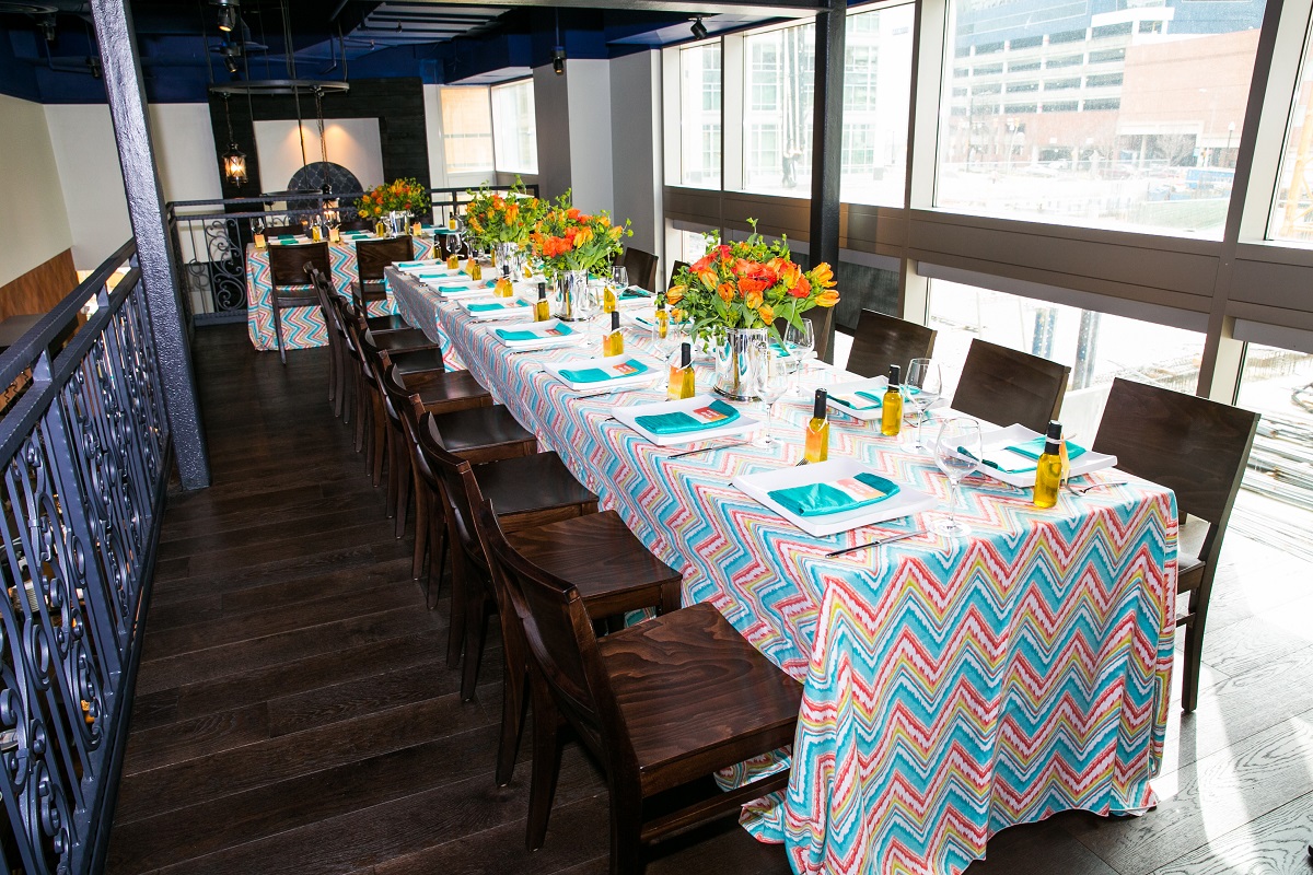 Colorful rehearsal dinner inspiration Kapnos Taverna by top DC event planner Bellwether Events 09