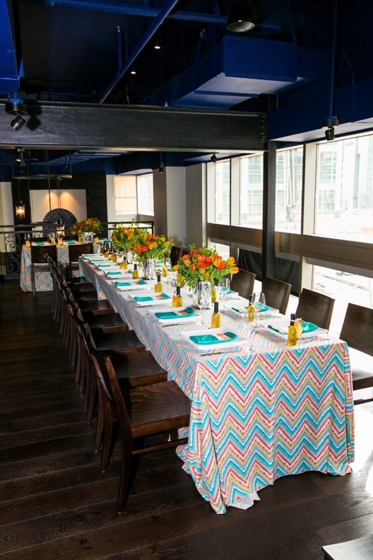 Colorful rehearsal dinner inspiration Kapnos Taverna by top DC event planner Bellwether Events 10