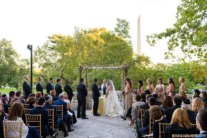 Daughters of the American Revolution wedding ceremony