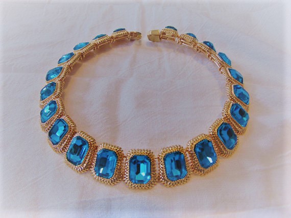 something blue for your wedding: necklace