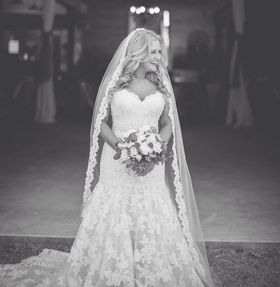 bridal lace accessory - veil