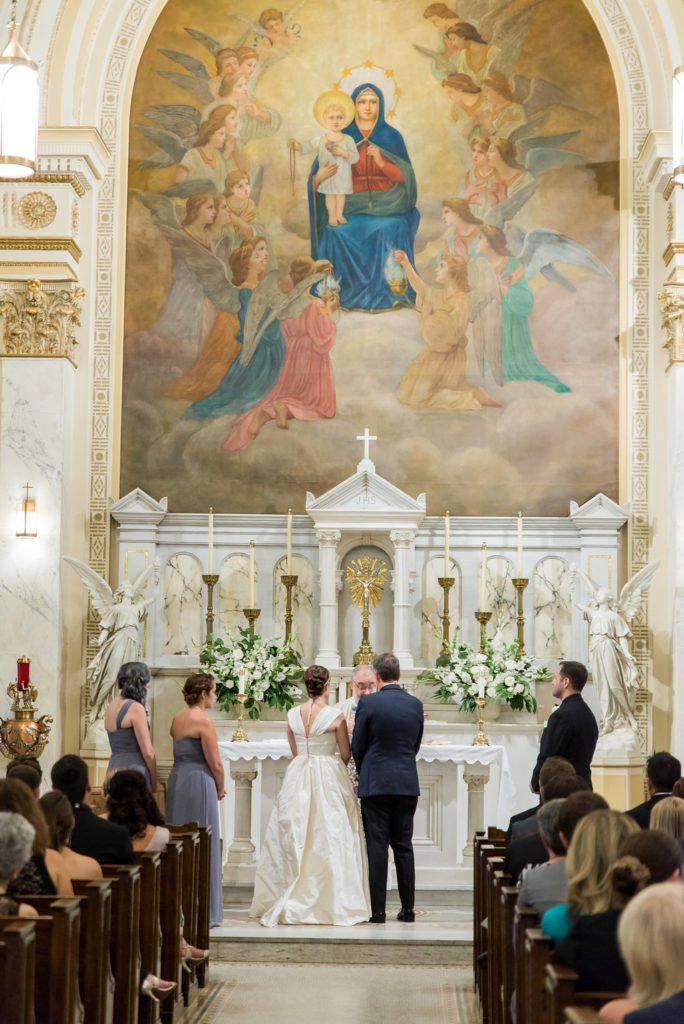 Holy Trinity DC wedding ceremony Catholic Church