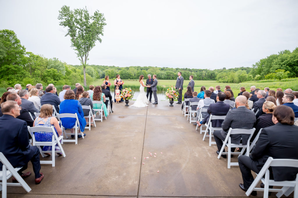 Riverside on the Potomac Virginia wedding ceremony