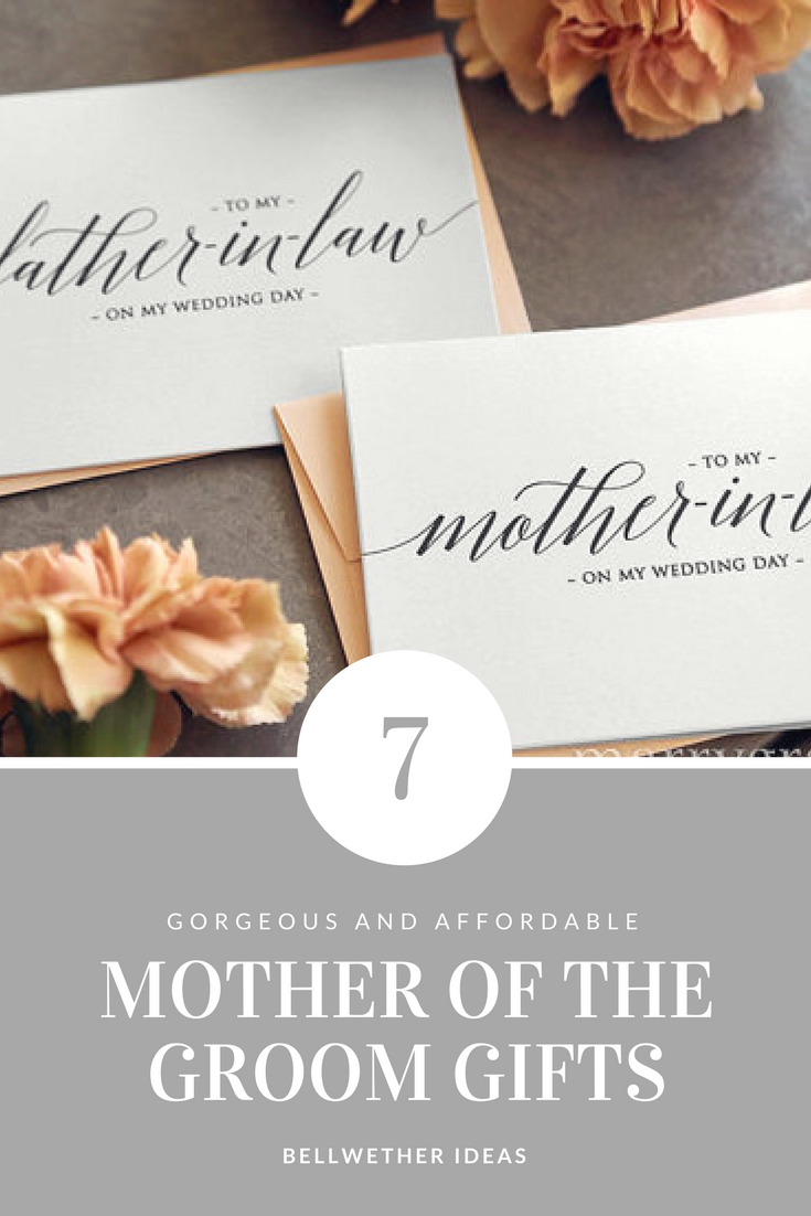mother of the groom gift idea round up for wedding thank you gifts
