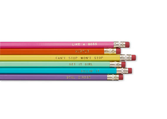 awesome rainbow pencil set