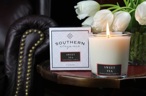 Charleston gift idea: sweet tea candle
