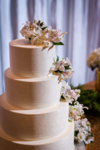 Westin Hotel Virginia wedding - white wedding cake