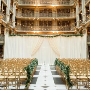 Peabody Library Weddings Ceremony - Bellwether Events