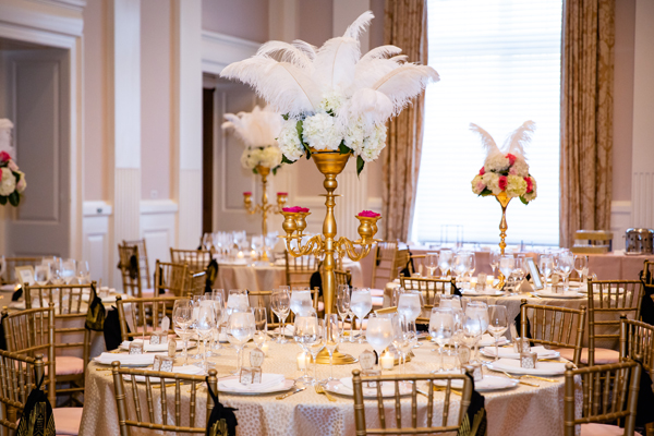 DC area wedding reception at the Carnegie Institute for Science 