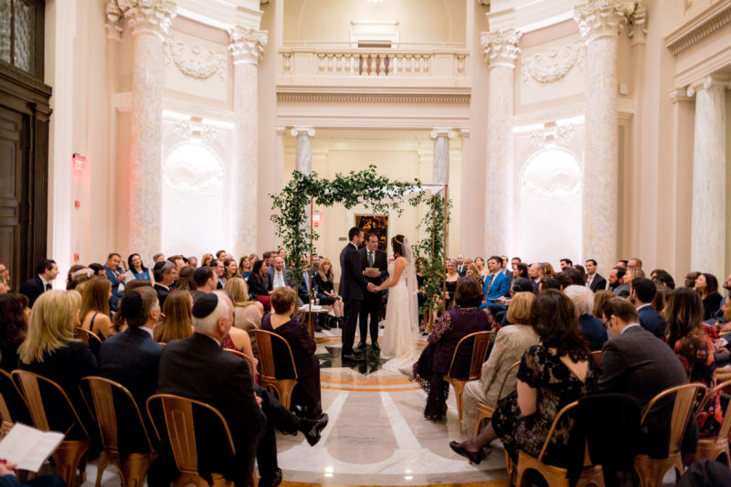 Carnegie Institution for Science Wedding – Bellwether Events – Washington DC event planner 15 ceremony chuppah