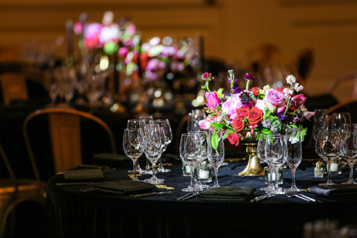 Carnegie Institution for Science Wedding – Bellwether Events – Washington DC event planner 22 reception copper black pink