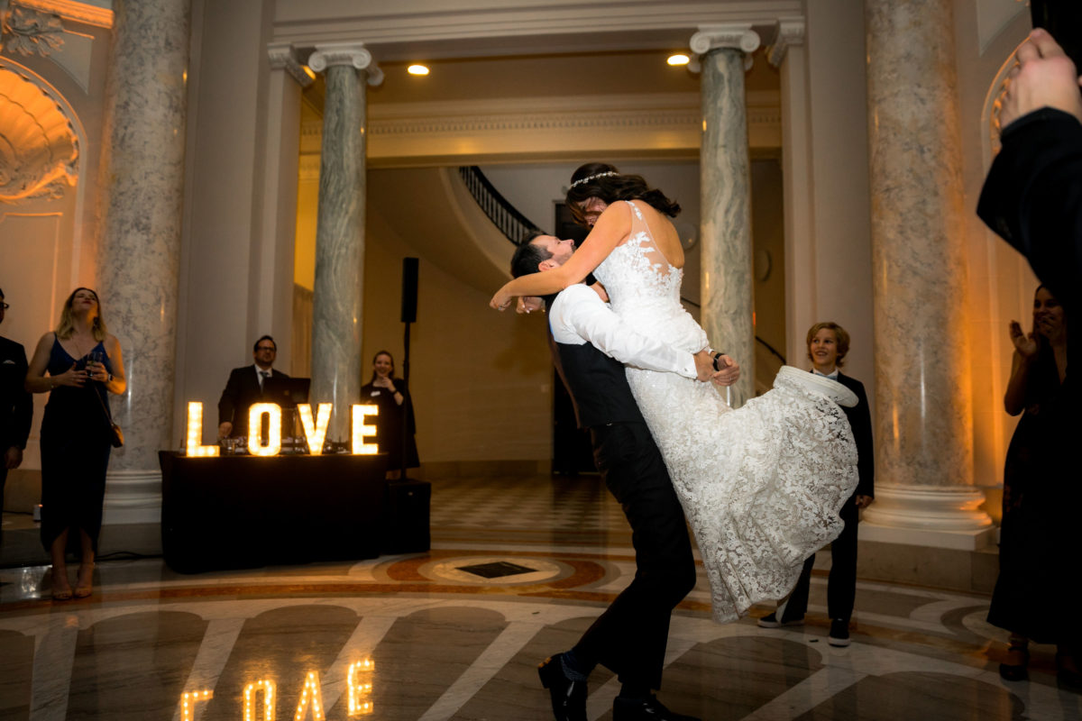 Carnegie Institution for Science Wedding – Bellwether Events – Washington DC event planner 26 first dance