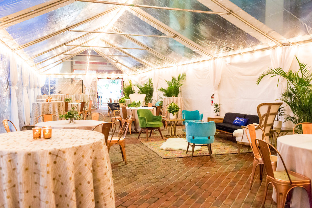 Torpedo Factory Wedding – Bellwether Events – Virginia event planner 20 cocktail tent