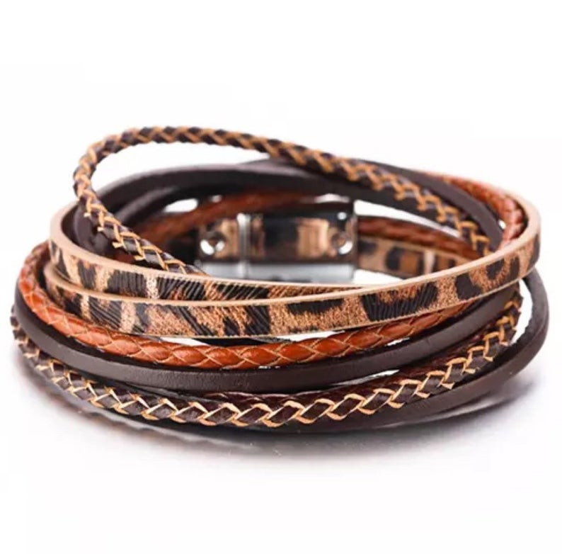 leather wrap bracelets
