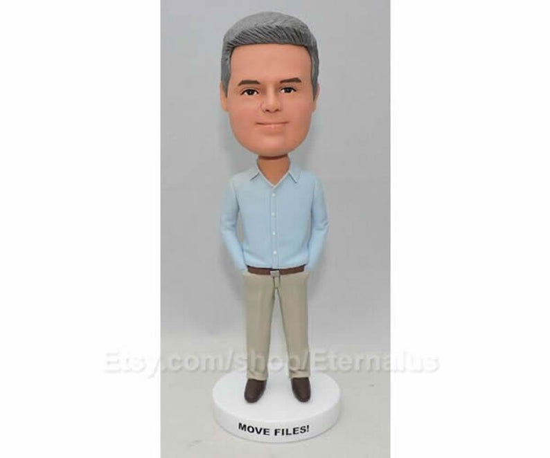 custom gifts for dad: bobblehead