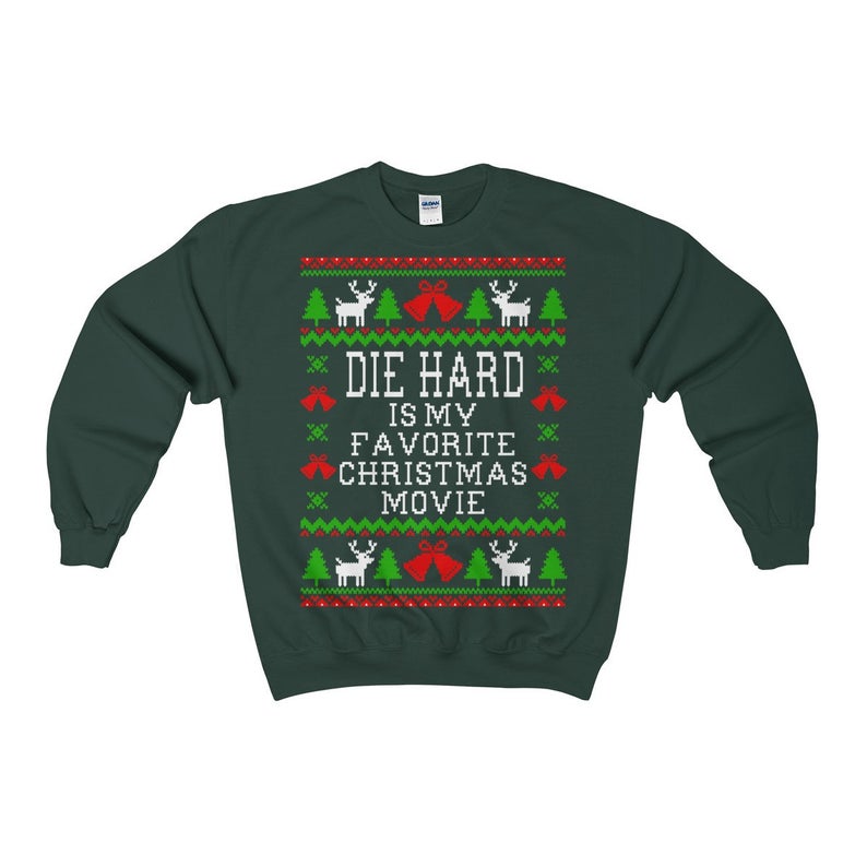 pop culture gifts for dad: die hard sweater