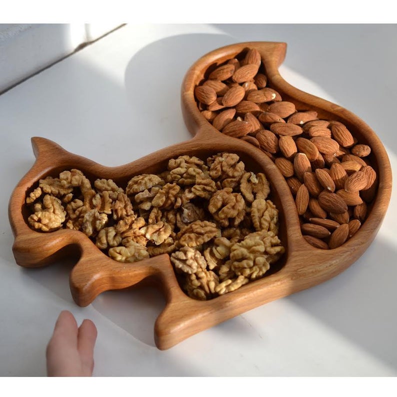 gift idea for the home - squirrely nut dish 