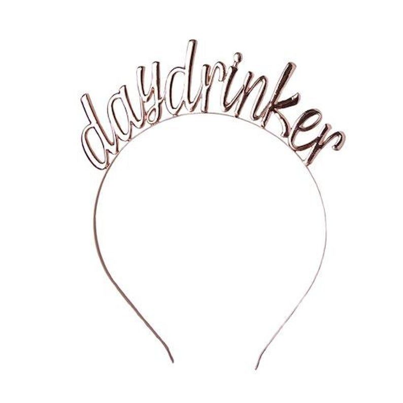 gift idea for women under $50:  funny headband day drinker