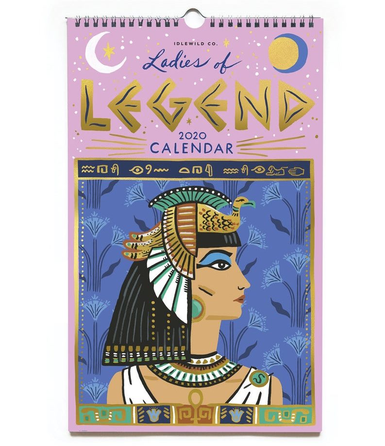 gift idea for women under $50:  ladies of legends 2020 calendar