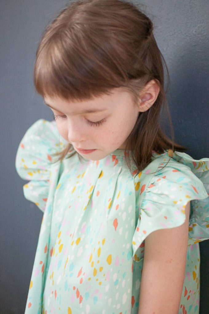 kids gift idea: green blouse