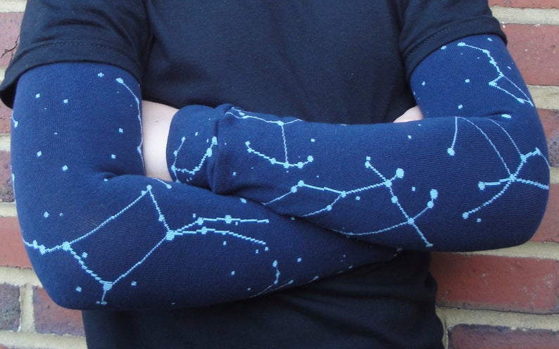 kids gift idea: constellation leg or arm warmers 