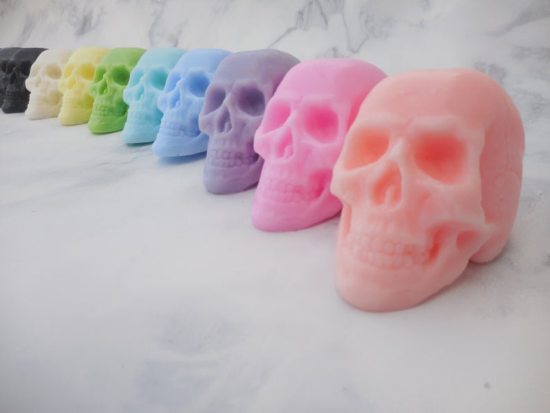 teens gift idea:  skull soap