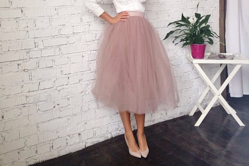 gift idea for women $50 - $100: tulle skirt - pick your colors and length