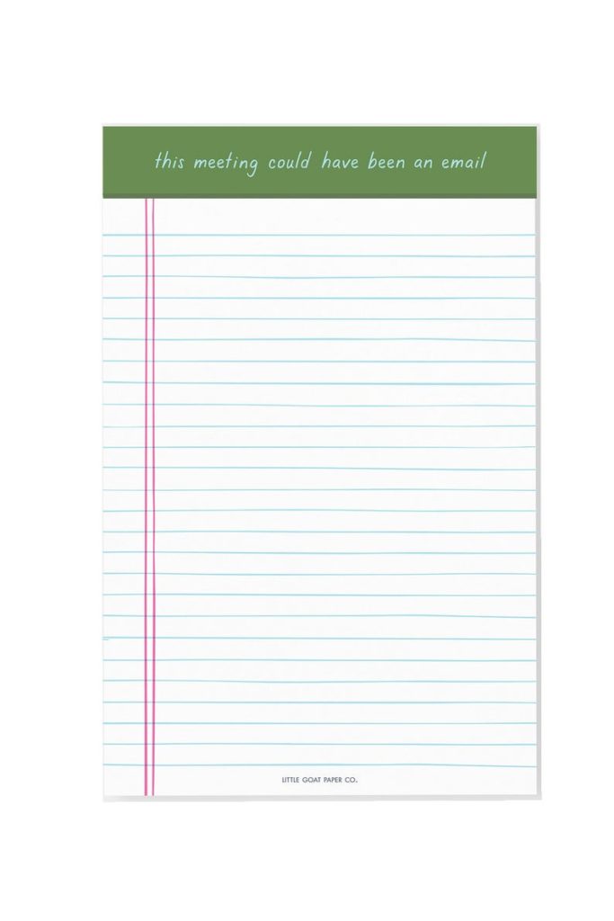 gift ideas for the desk and for coworkers - funny notepad