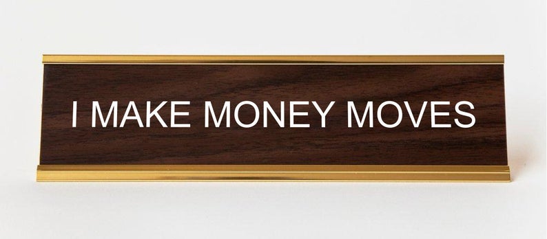 gift ideas for the desk and for coworkers - funny name plates