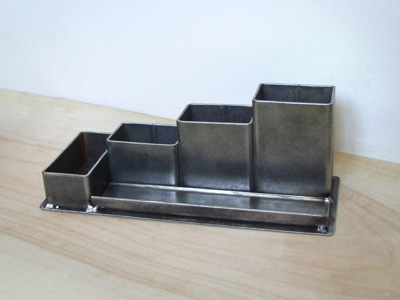 gift ideas for the desk and for coworkers -  steel desk organizer