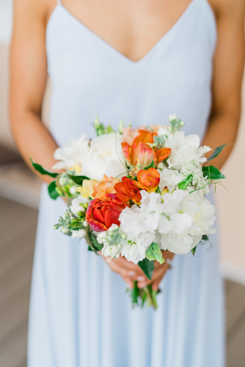 Riverside on the Potomac wedding- Bellwether Events - bridesmaid bouquet 1