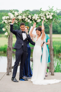 Riverside on the Potomac wedding- Bellwether Events - ceremony end